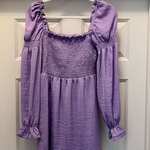H&M smocked mini dress, size xs.